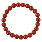 Red Jasper Bracelet for Women Men's Gifts - Protection Healing Crystal Bracelet - 8mm Gemstone Beaded Adjustable