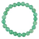 Green Jade Bracelet - Healing Crystal Wealth Bracelet - Jade Bracelet for Unisex - Bring Good Luck Prosperity and Emotional Balance 8mm Gemstone