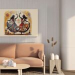 Unique Framed Canvas Art for Living Room & Office