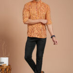 Men's Cotton Striped Casual Kurta  Daily Wear & Festive Outfit